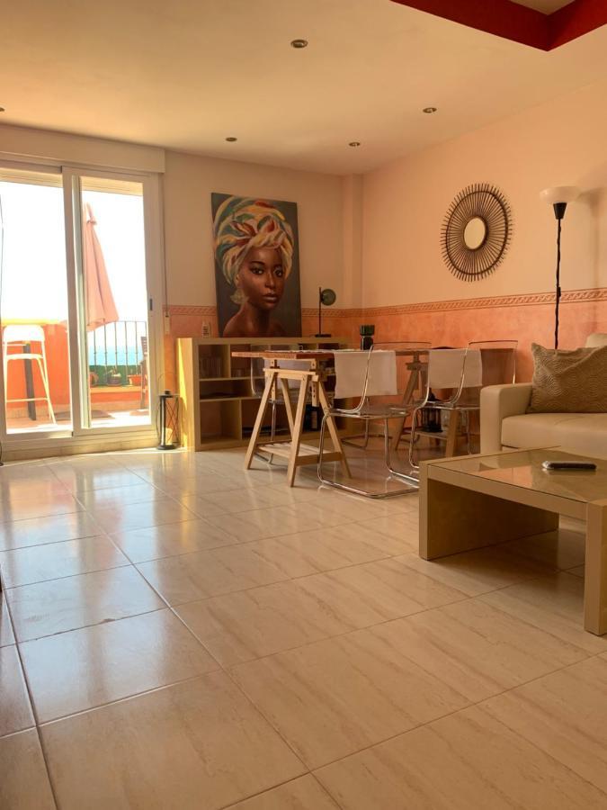 Atico Duplex - 1ª Linea Playa Apartment อาดรา ภายนอก รูปภาพ